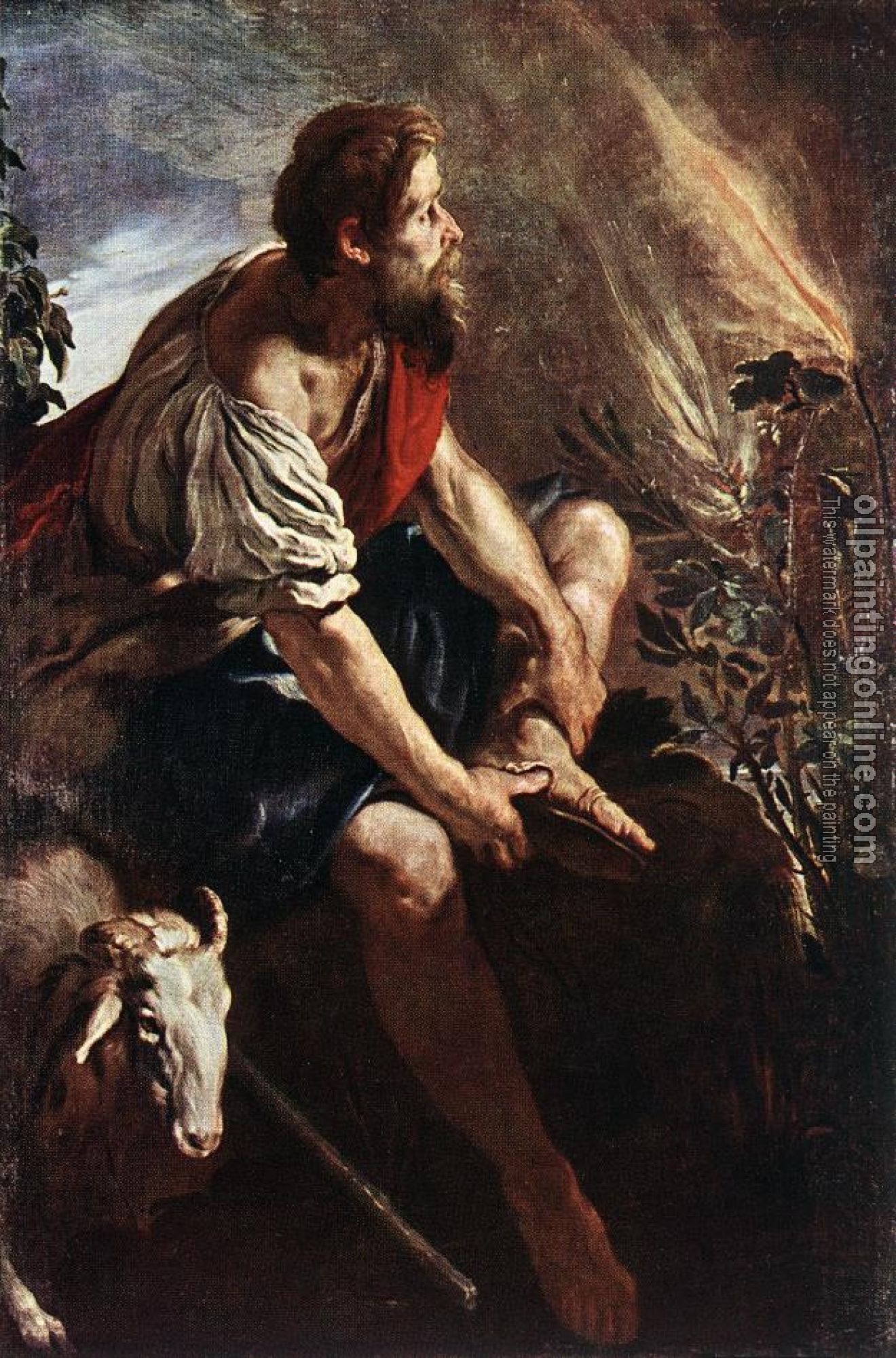 Fetti, Domenico - Moses before the Burning Bush